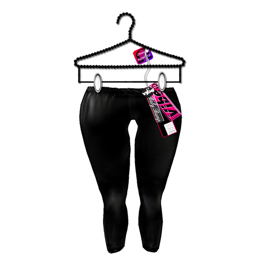 -VIBE-Black Metallic Leggings