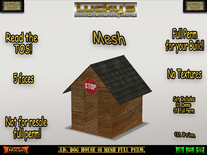 .:LD:. Dog House 01 MESH FULL PERM:.