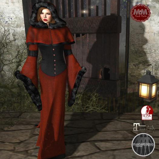 M&M-CHRISTMA Princess Long Winter Coat