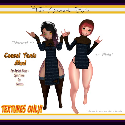 The Seventh Exile: Causal Tunics Mods - Midnight