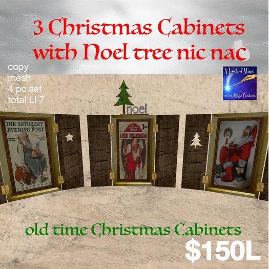 Antique Christmas Cabinets (Box)