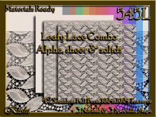 Leafy Lace Fabric Combo Seamless Textures Materials Ready Full Perms 1024x1024