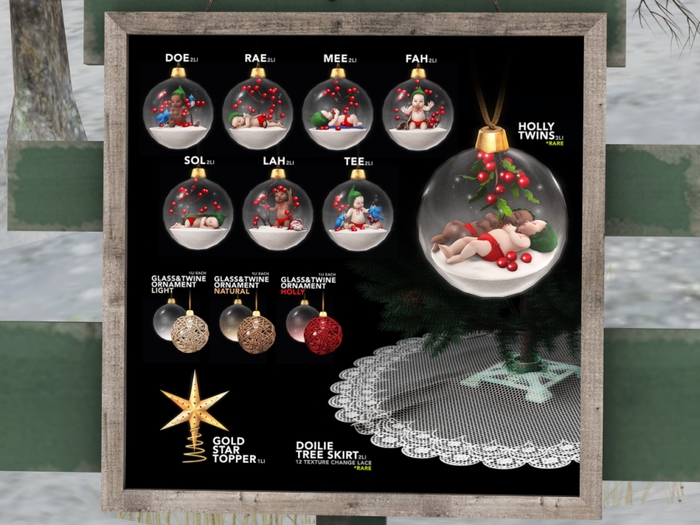 !Ohmai: Doilie Tree Skirt [unpack!] RARE