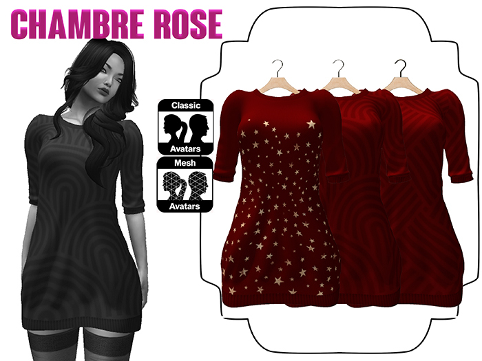 :-:Chambre Rose:-: ROBE PULL 1 ROUGE PACK