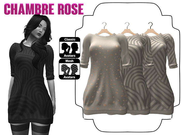:-:Chambre Rose:-: ROBE PULL 1 BEIGE PACK