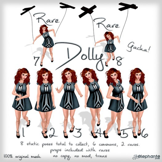 //elephante poses// Dolly #5