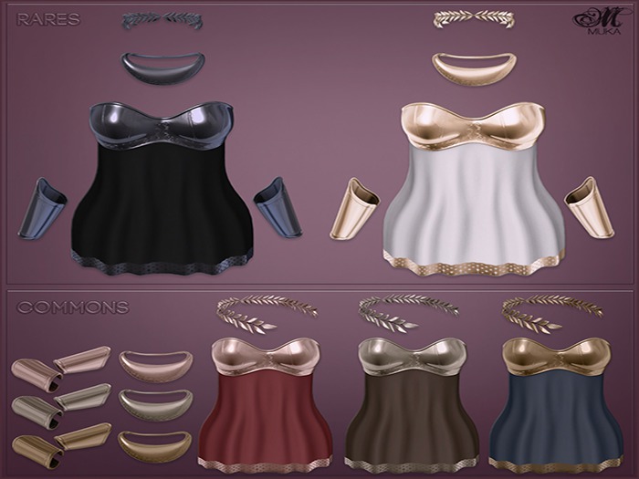 *MUKA* Athena - Black - XS RARE