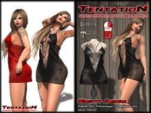* TentatioN * MESH Nighty AMBRE - MAITREYA/BELLEZA/SLINK Black