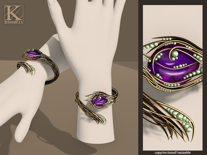 (Kunglers) Yennefer bracelets - Amethyst
