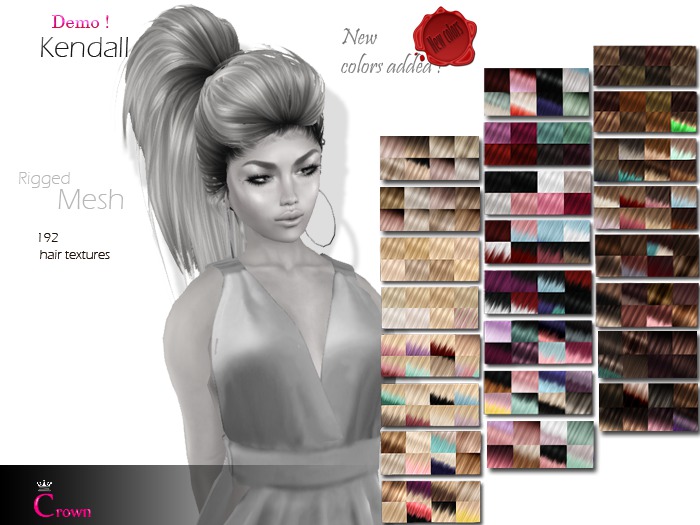 .::Crown::. Long Hair "Jasmin" DEMO V2.0