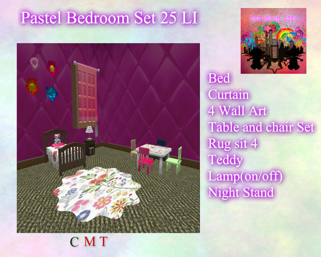Pastel Bedroom Set Boxed