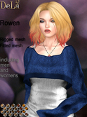 =DeLa*= Mesh Hair "Rowen" Orange Browns