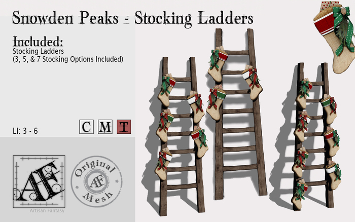 *AF* Snowden Peaks - Stocking Ladders (Wear Me)