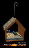 AP - Hanging Blue Jay Feeder Peanut House Style 1