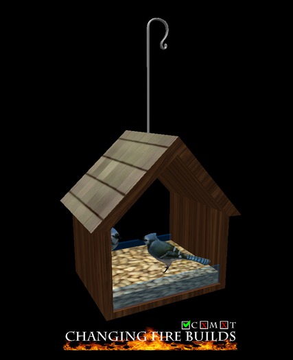 AP - Hanging Blue Jay Feeder Peanut House Style 2