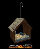 AP - Hanging Blue Jay Feeder Peanut House Style 2