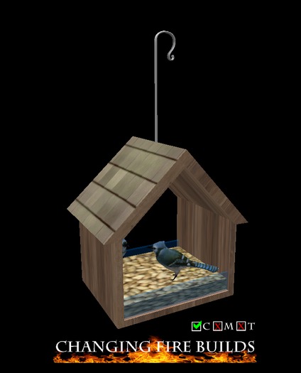 AP - Hanging Blue Jay Feeder Peanut House Style 3