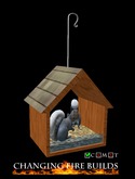 AP - Hanging Grey Squirrel Feeder Peanut House Style 1