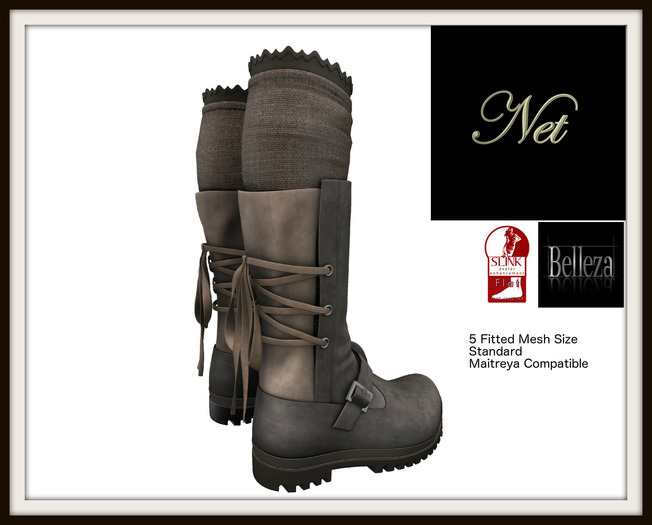 ::Net:: Paislei Back Lace Boot Brown