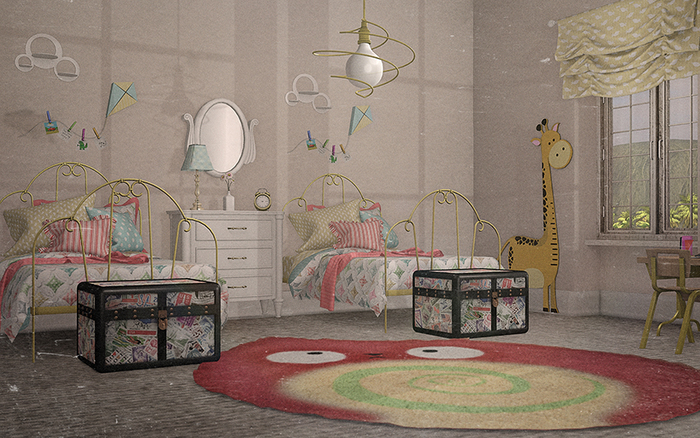 The Loft - Alda Kids Bedroom Country Mist