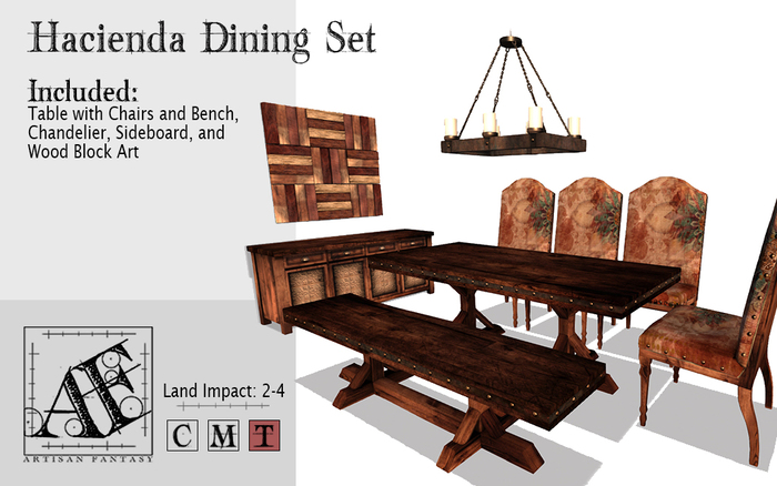 *AF* Hacienda Dining Set