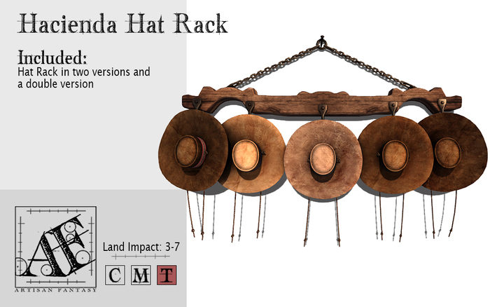 *AF* Hacienda Hat Rack (Wear Me)