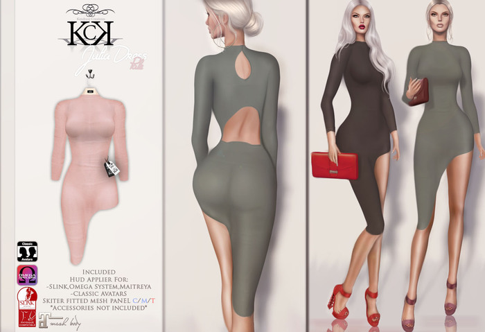 :::KC::: Julia Dress Pale