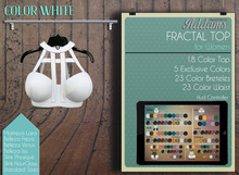 Addams // Fractal Top // White