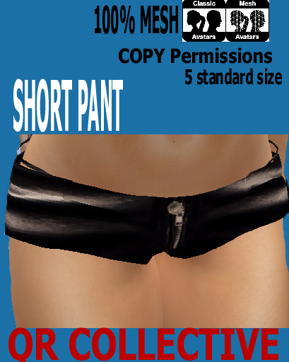 QR Leather Short Pant