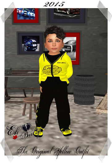 Eh Baby Second Life Marketplace - EH Baby ~ Original Yellow Outfit