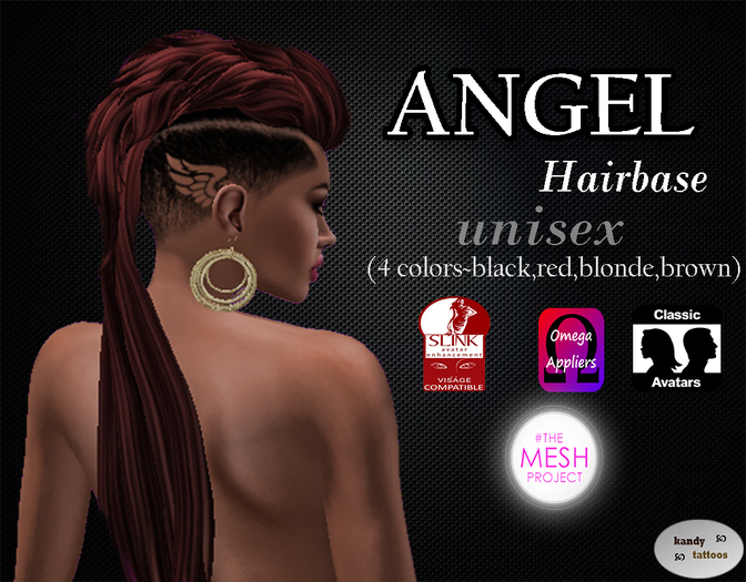 :Kandy Tattoos::Angel Hairbase::unisex