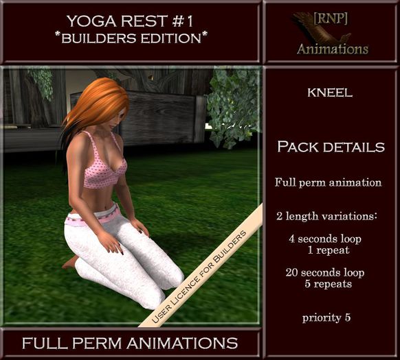 [RNP] Yoga Resting #1 - Full Perm Animation