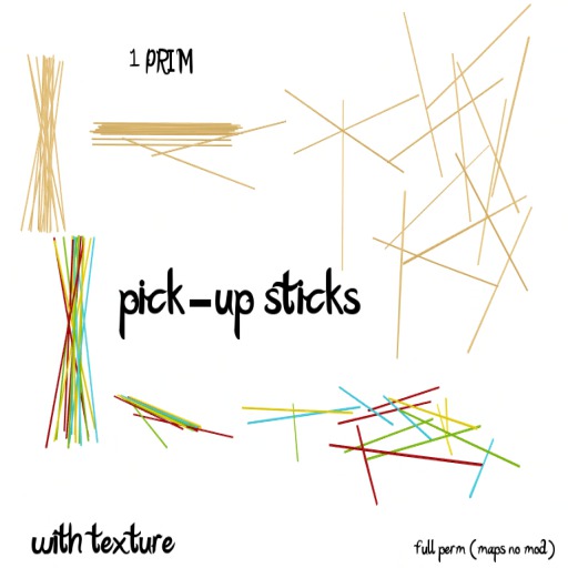 *Diesel Magic* pick-up sticks maps with texture