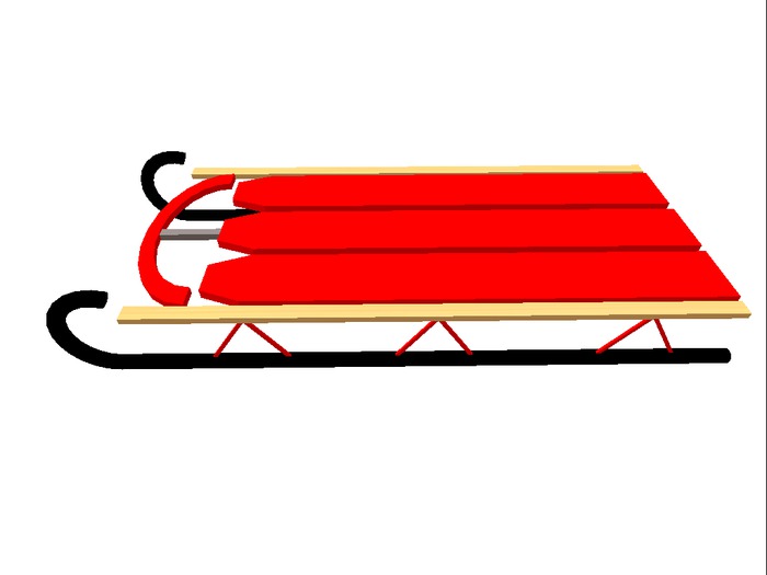 Full Perms Mesh Sled 1Li