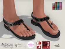 -mL- Tula Sandals (Maitreya/Belleza/TMP/Slink/EVE) - HUD