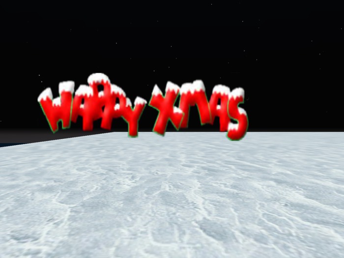 HAPPY XMAS CHRISTMAS BANNER
