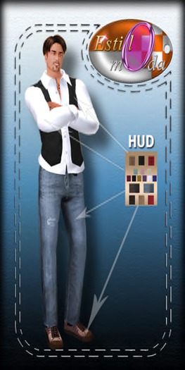 M.U OUTFIT MEN  JEANS , SHIRT VEST & SHOES