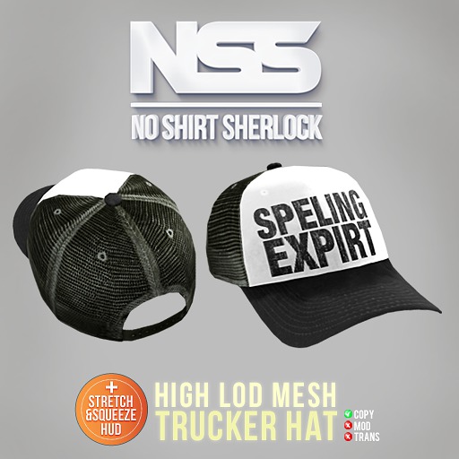 [NSS] SPELING EXPIRT trucker hat