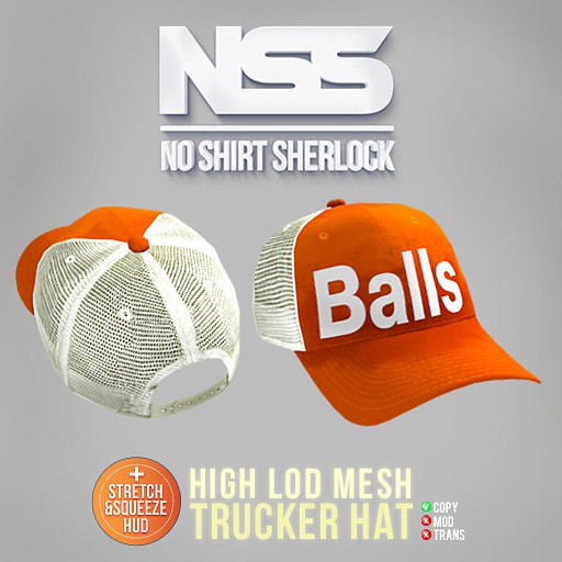 [NSS] BALLS trucker hat