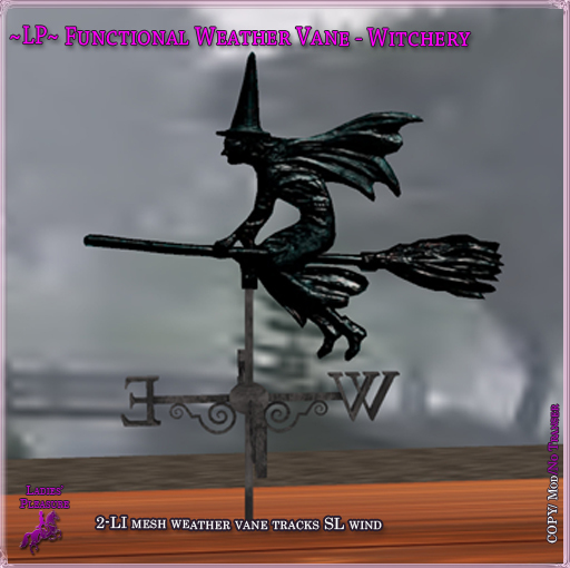 ~LP~ Witchery Functional Weather Vane BOXED