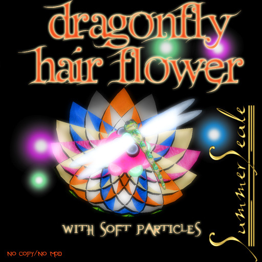 <3 Summer Seale <3 - Dragonfly Hair Flower (Boxed)