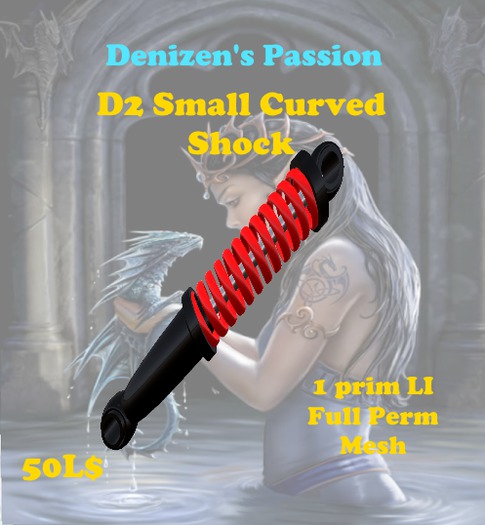 D2 Side Mount Curved Base Shock **