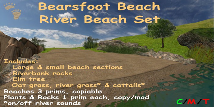 Bearsfoot Beach River Beach Set
