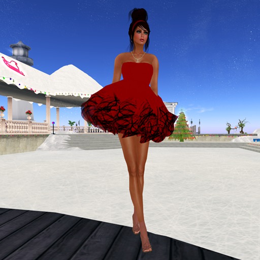 160 Xmas red doll