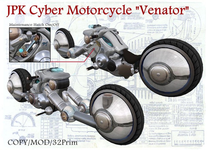 **JPK Cyber Motorcycle "Venator"