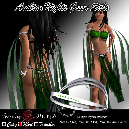 SSC Arabian Nights Green Silks