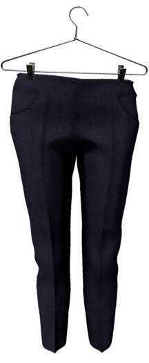 NEWCLOVER)) NEO SLACKS NAVY