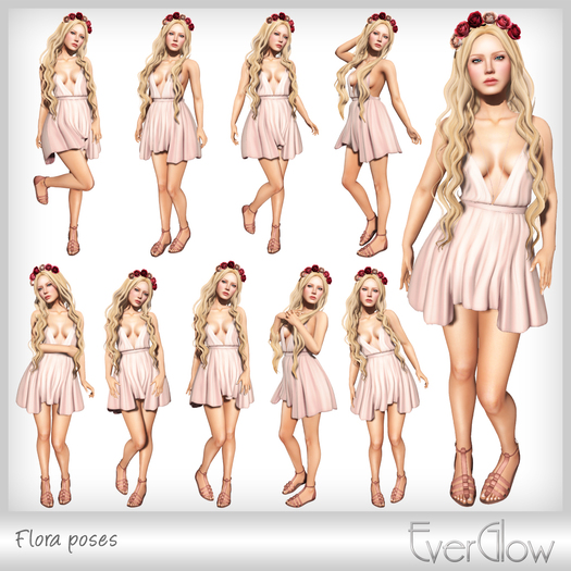 *EverGlow* - Flora poses