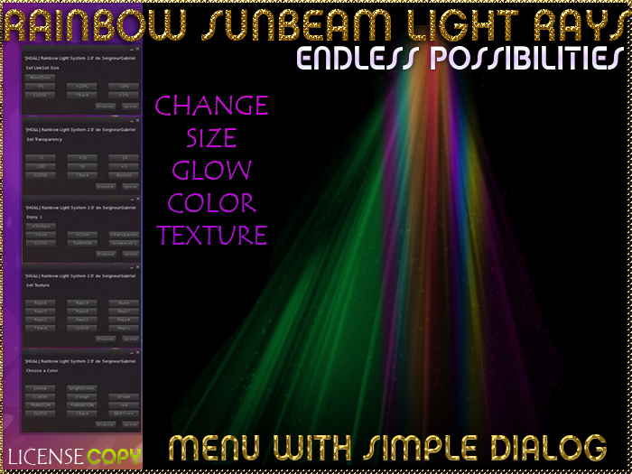 [HG&L] Sun Beams Rainbow Light Moving 2.0