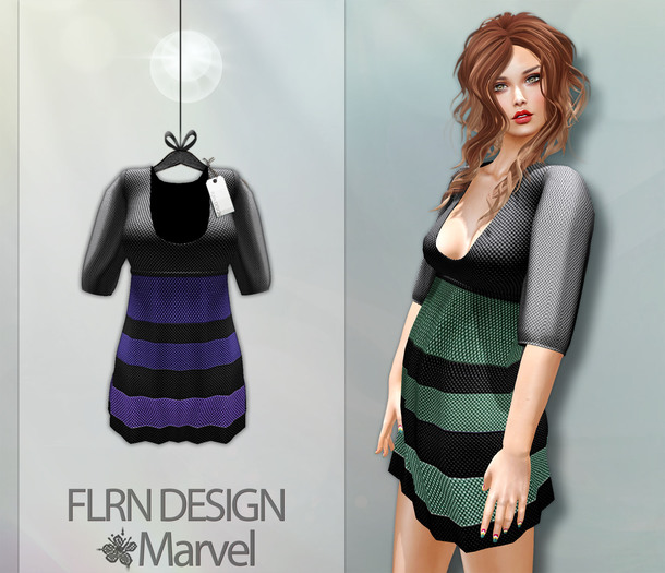 [FLRN] Marvel Dress Purple